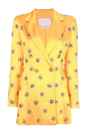 Taylor Swift Singer Album Lovers Lounge Yellow Trench Coat