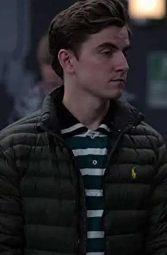 Billy Harris Ted Lasso Colin Hughes Quilted Puffer Jacket
