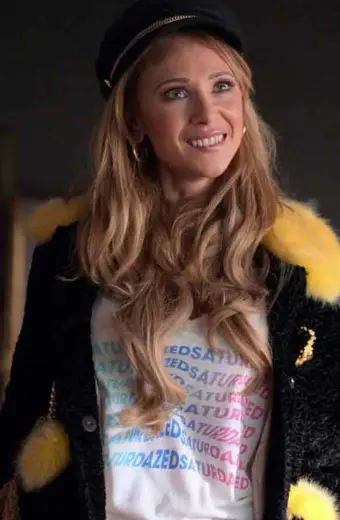 Ted Lasso Juno Temple Keeley Jones Black Wool Fur Jacket juno-temple-ted-lasso-jacket