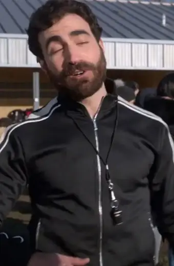 Roy Kent Ted Lasso Brett Goldstein Sports Black Fleece Jacket