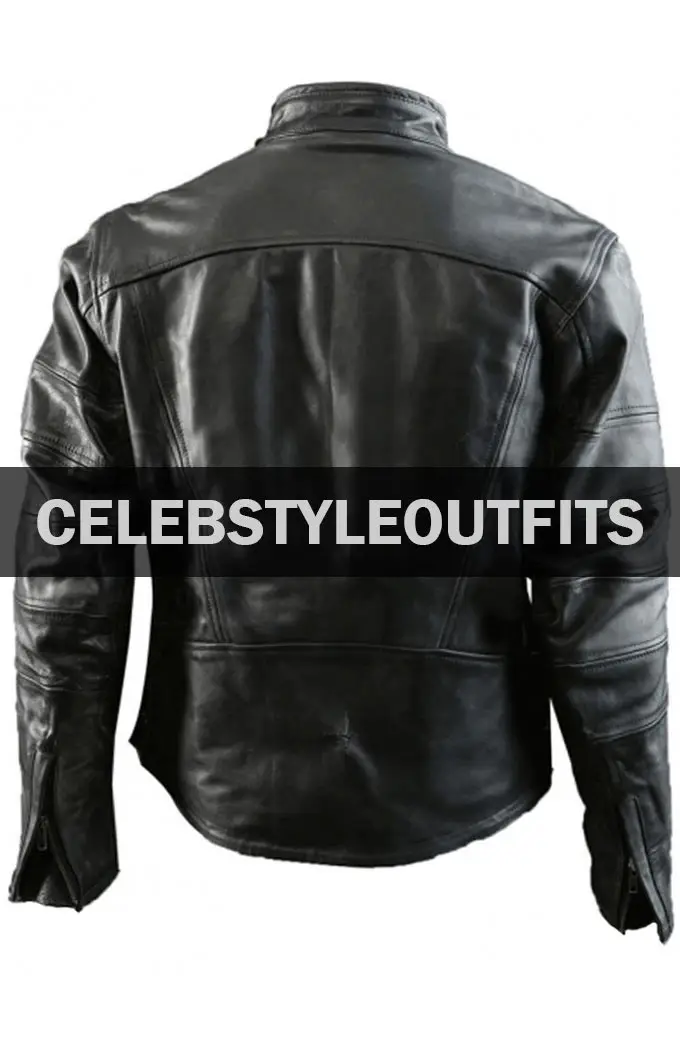 Jason Clarke John Connor Terminator Genisys Black Leather Jacket terminator-jason-clarke-black-jacket