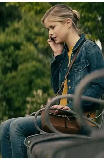 The Boys TV Show Erin Moriarty Annie January Blue Denim Jacket