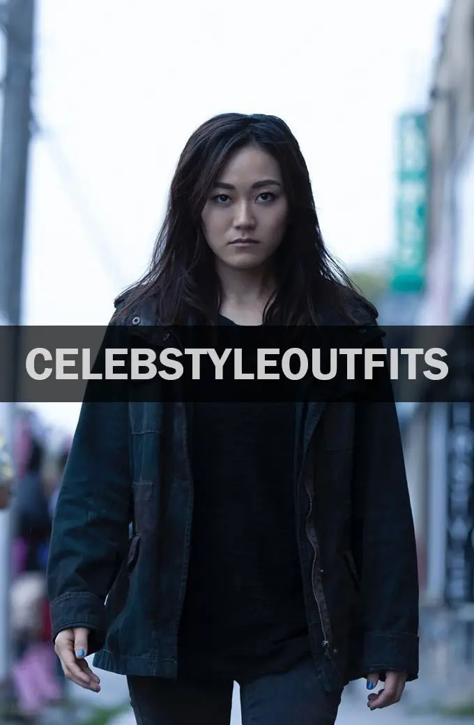 Karen Fukuhara Kimiko Miyashiro The Boys Black Cotton Jacket the-boys-karen-miyashiro-jacket