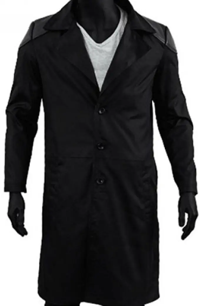 Billy Butcher Karl Urban The Boys Black Cotton Trench Coat the-boys-billy-butcher-cotton-coat