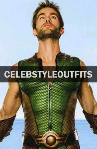 The Deep The Boys Chace Crawford Cosplay Green Quilted Vest