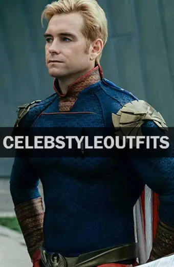 The Boys Antony Starr Homelander Blue Cosplay Leather Jacket