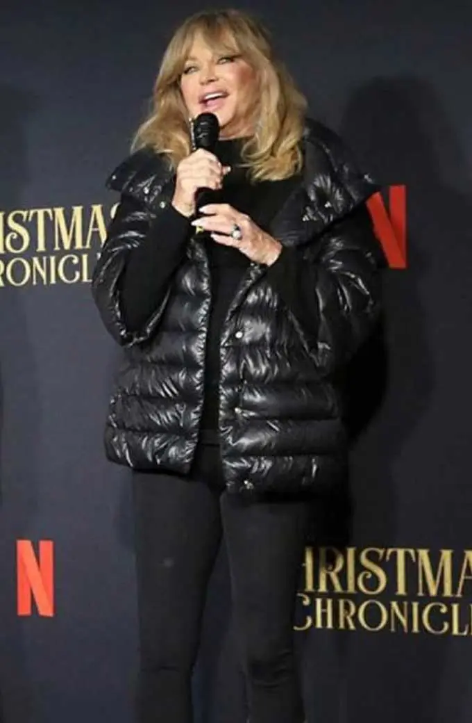 The Christmas Chronicles Goldie Hawn Mrs Santa Quilted Jacket goldie-hawn-the-christmas-chronicles-jacket