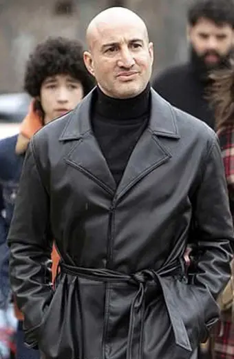 Shashi Rami Andri The Drowning Black Leather Trench Coat