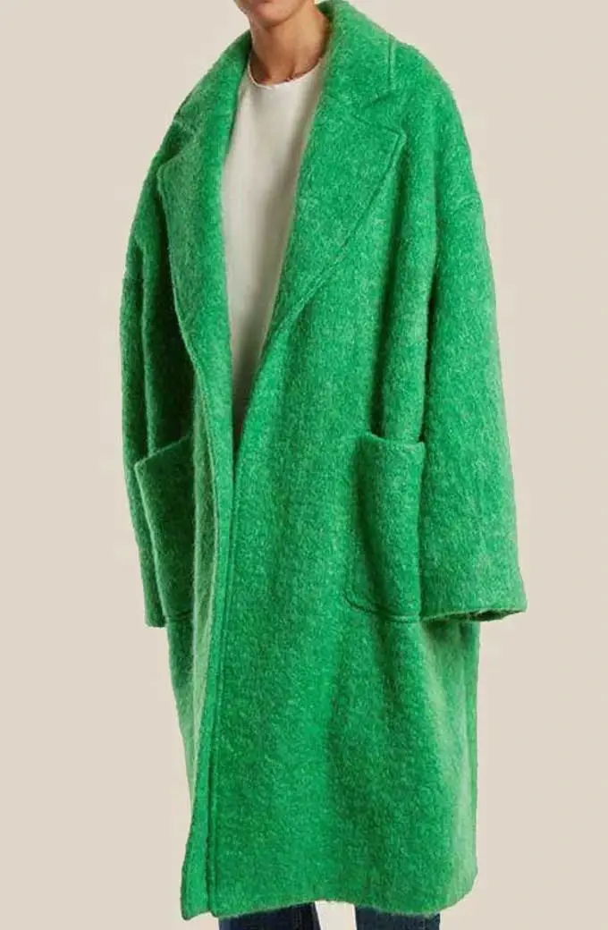 Katherine Ryan The Duchess Green Fur Coat the-duchess-katherine-green-coat