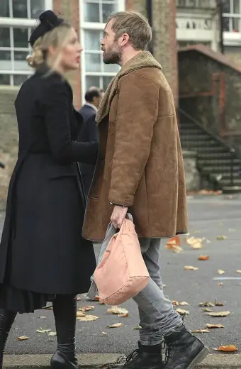 Rory Keenan The Duchess Shep Suede Leather Coat