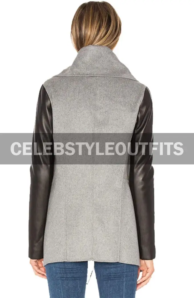 Candice Patton The Flash Iris West Grey Suede Leather Coat flash-iris-west-suede-leather-coat-jacket