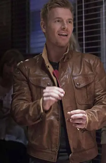 Dr Malcolm Gilmore The Flash Rick Cosnett Cobalt Brown Jacket