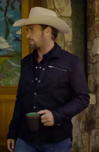 Dylan Tucker The Forever Purge Josh Lucas Black Cotton Jacket