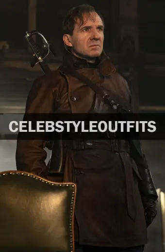 The King's Man Duke Of Oxford Brown Leather Coat