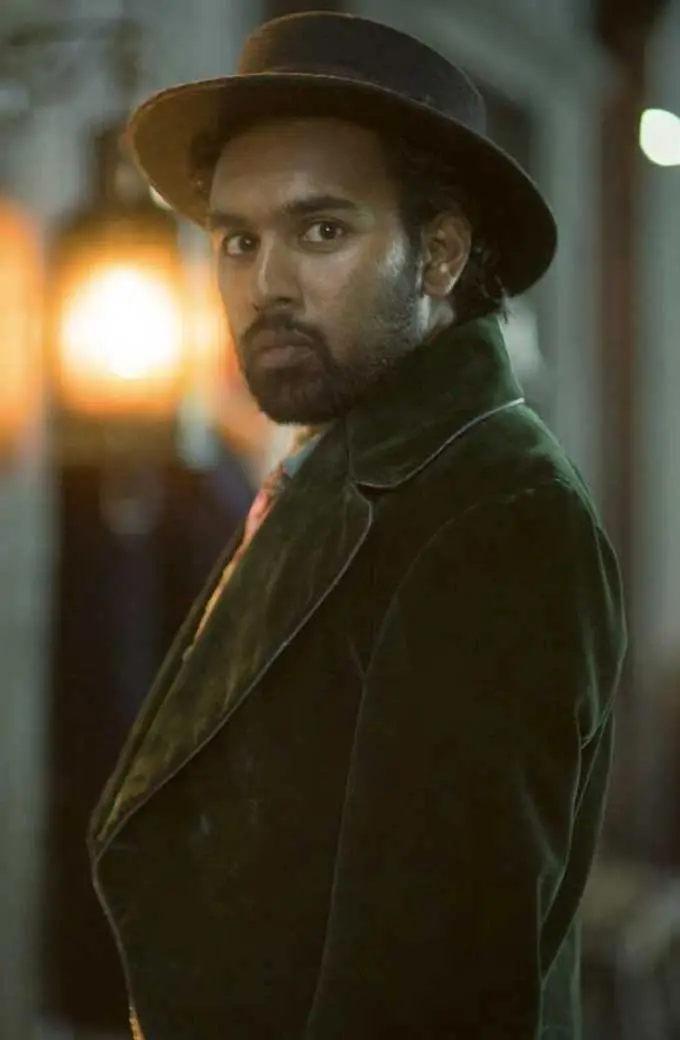 Himesh Patel The Luminaries Green Velvet Tailcoat the-luminaries-himesh-tailcoat