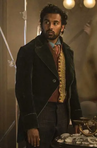 The Luminaries Emery Staines Green Velvet Tailcoat