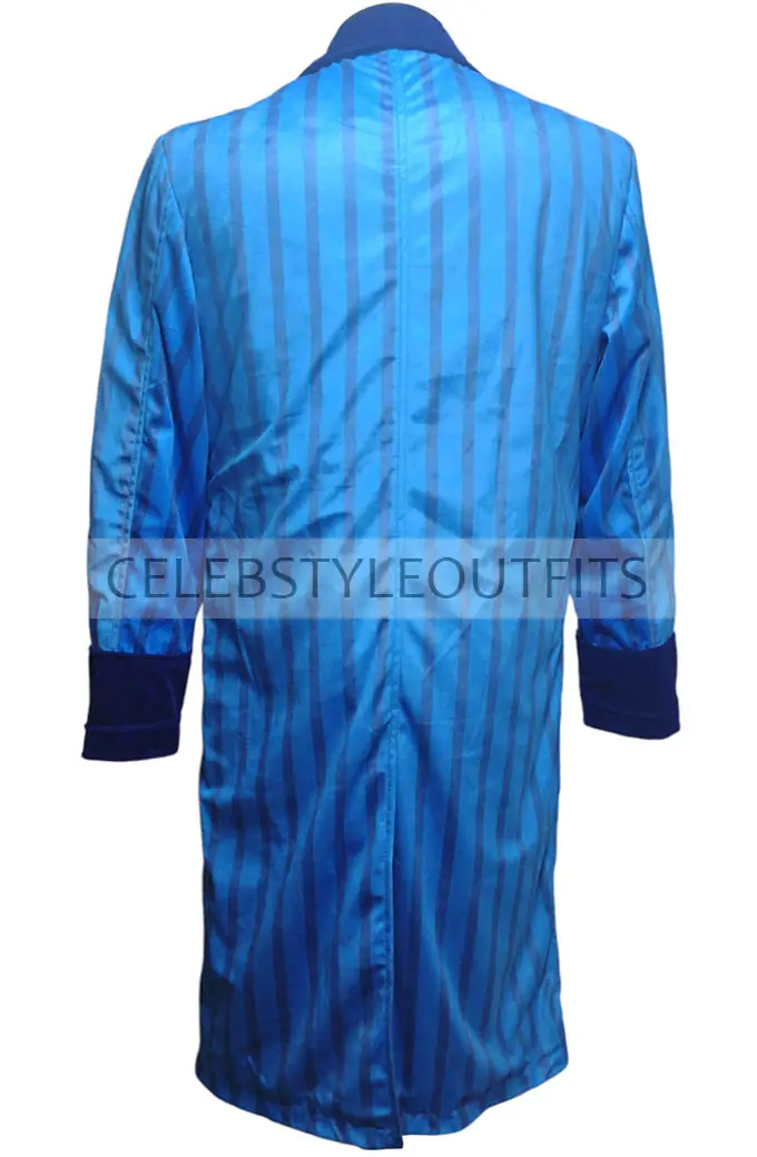 The Nevers Nick Frost Declan Orrun Blue Velvet Trench Coat nick-frost-the-nevers-coat
