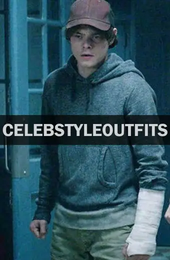 Sam Guthrie The New Mutants Charlie Heaton Grey Fleece Hoodie
