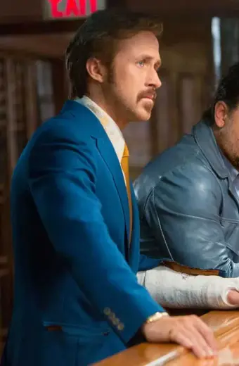 The Nice Guys Holland March Ryan Gosling Blue Suit Blazer