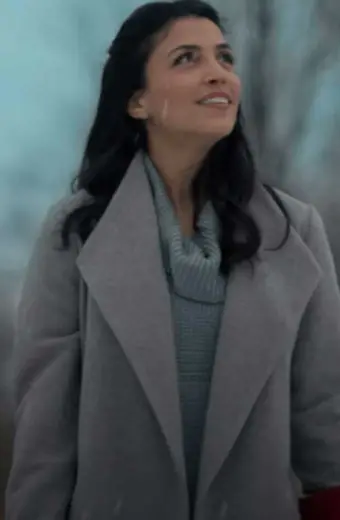 Perfect Pairing Nazneen Contractor Cristina Grey Drape Coat