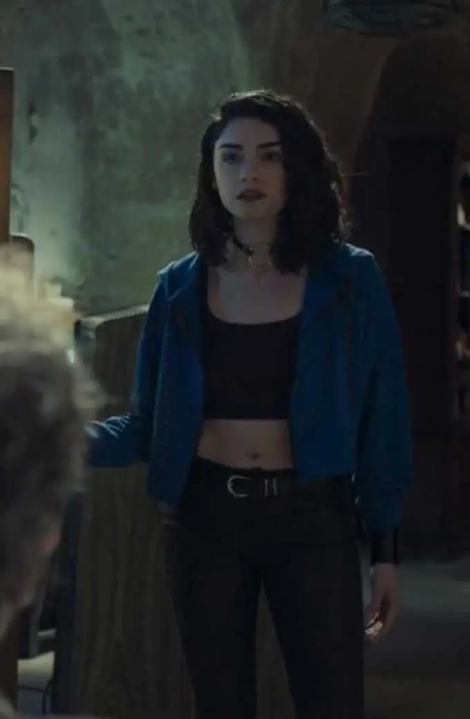Hazar Erguclu The Protector Blue Cropped Jacket zeynep-protector-blue-cropped-jacket