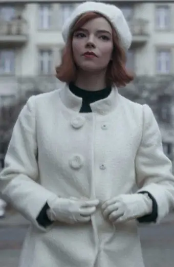 The Queens Gambit Beth Harmon Anya Taylor Joy White Wool Coat beth-harmon-the-queens-gambit-white-wool-coat