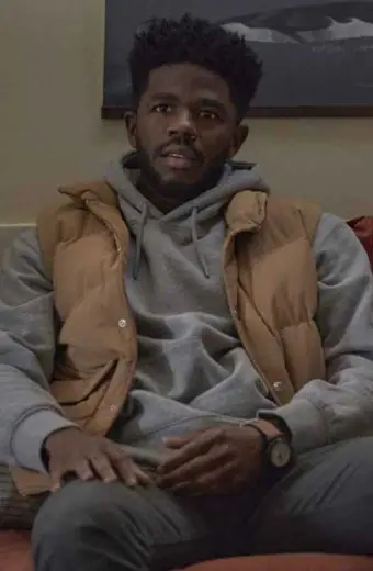 Grover Sims The Republic of Sarah Ian Duff Beige Puffer Vest ian-duff-the-republic-of-sarah-vest