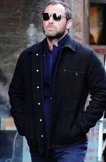The Rhythm Section Jude Law Ian Boyd Mens Black Wool Jacket ian-boyd-jude-law-the-rhythm-section-jacket