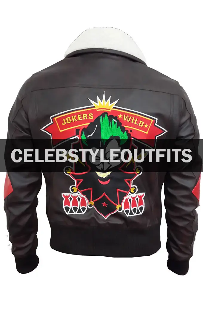 Jokers Bombshell Harley Quinn Brown Cosplay Leather Jacket harley-quinn-bombshell-leather-jacket