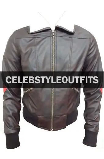 Harley Quinn Jokers Bombshell Brown Cosplay Leather Jacket