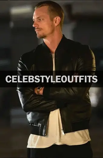 Joel Kinnaman Rick Flag Suicide Squad Black Bomber Jacket