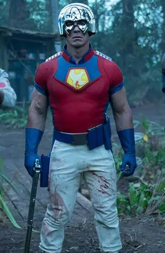 John Cena Suicide Squad Peacemaker Red Cosplay Leather Jacket