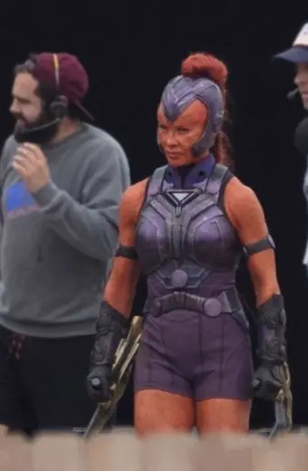 Suicide Squad Mongal Mayling Ng Purple Cosplay Leather Vest