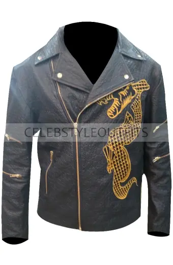 Killer Croc Suicide Squad Waylon Jones Black Dragon Jacket