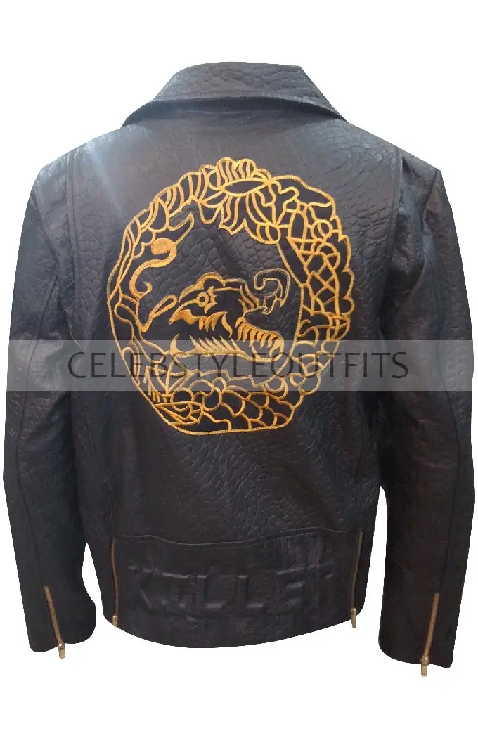 Waylon Jones Killer Croc Suicide Squad Black Dragon Jacket suicide-squad-killer-croc-dragon-jacket