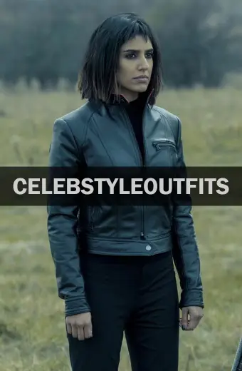 Lila Pitts The Umbrella Academy Ritu Arya Black Bomber Jacket