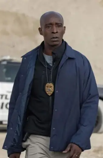 The Unforgivable Rob Morgan Vincent Cross Blue Cotton Jacket