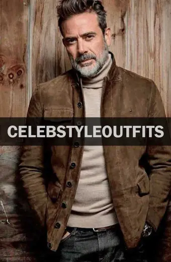 The Walking Dead Jeffrey Dean Morgan Negan Brown Suede Jacket