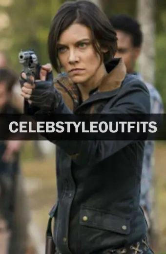 Lauren Cohan Maggie Greene The Walking Dead Blue Denim Jacket