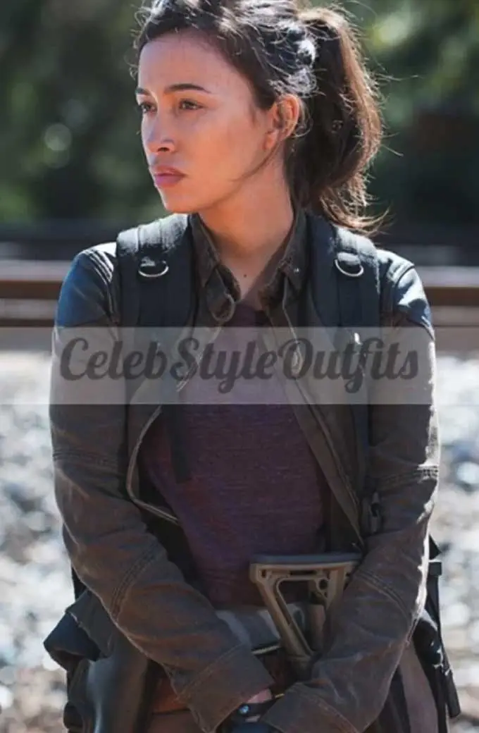 The Walking Dead Christian Serratos Rosita Espinosa Jacket the-walking-dead-christian-jacket