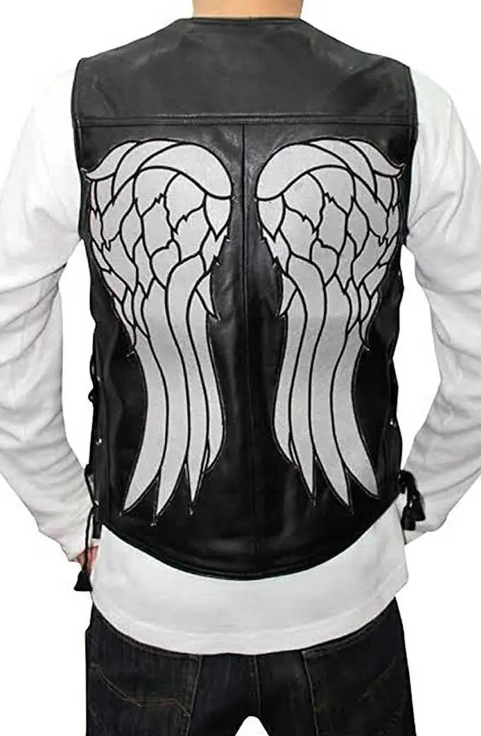The Walking Dead Norman Reedus Daryl Dixon Black Cosplay Vest norman-reedus-daryl-dixon-the-walking-dead-vest