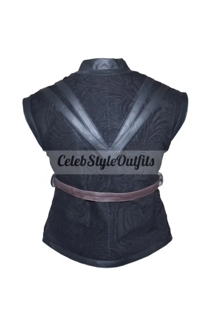 Yennefer of Vengerberg Wild Hunt Witcher Black Cosplay Vest the-witcher-wild-hunt-yennefer-vest