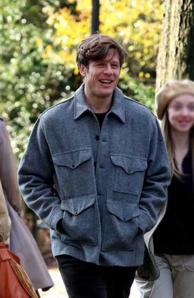 James Norton George Claire Things Heard Seen Grey Wool Jacket james-norton-things-heard-seen-jacket