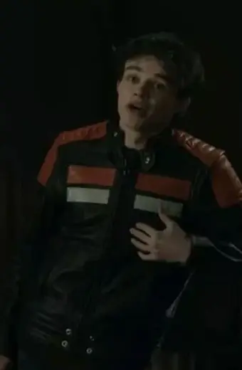 Jason Todd Titans Curran Walters Robin Black Racer Jacket