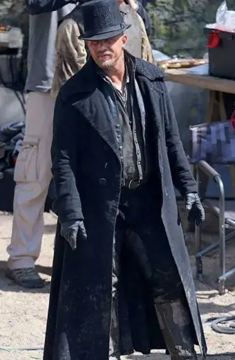 Taboo Tom Hardy James Keziah Delaney Black Wool Trench Coat