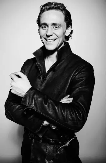 First Light Movie Awards Tom Hiddleston Black Leather Jacket