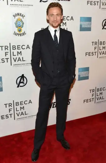 Tom Hiddleston Tribeca Film Festival Avengers Black Suit Coat