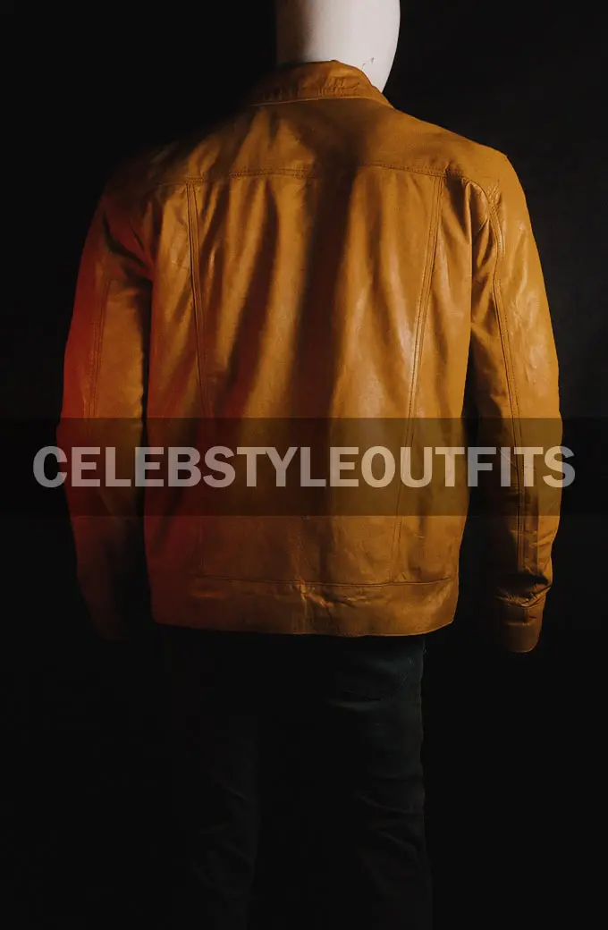Transformers Cade Yeager Mark Wahlberg Yellow Leather Jacket transformers-cade-yeager-jacket