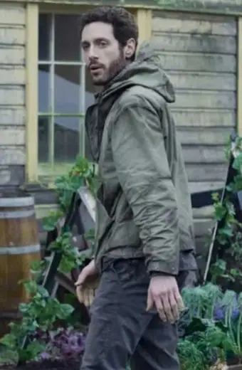 Upload TV Series Paulo Costanzo Matteo Green Cotton Hoodie