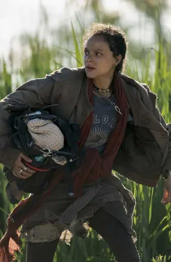 Sasha Lane Utopia Jessica Hyde Bomber Grey Quilted Jacket